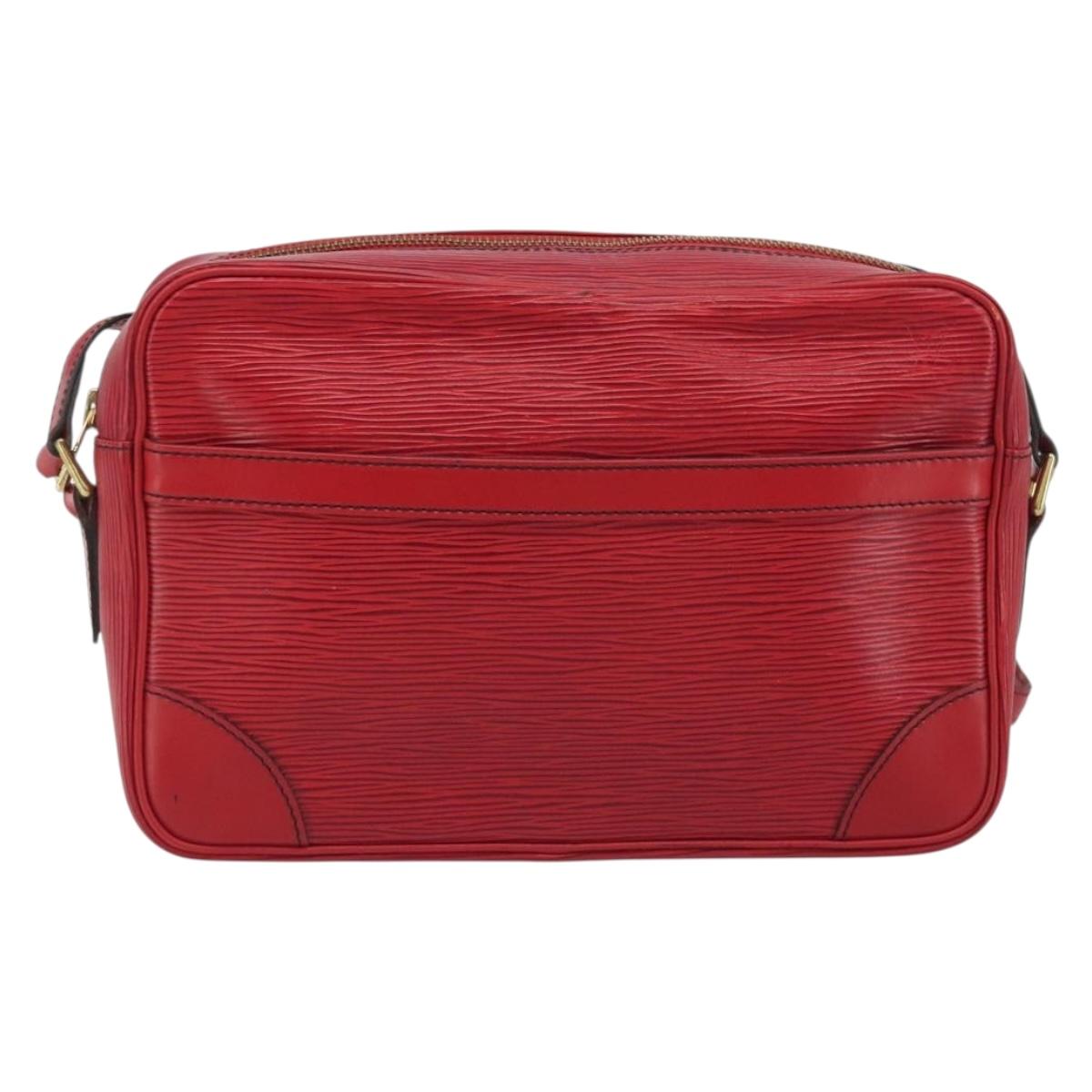 LOUIS VUITTON Epi Trocadero 27 Shoulder Bag Red M52317 LV Auth 195069A