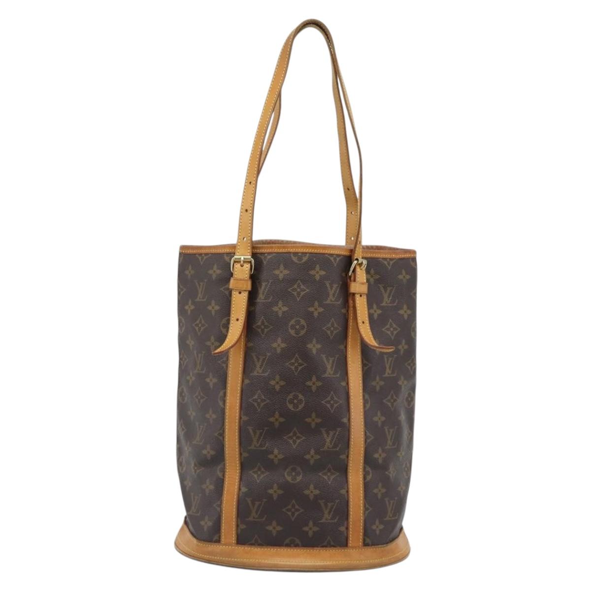 LOUIS VUITTON Monogram Bucket GM Shoulder Bag M42236 LV Auth 195072