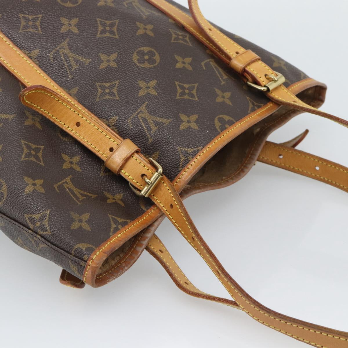 LOUIS VUITTON Monogram Bucket GM Shoulder Bag M42236 LV Auth 195072
