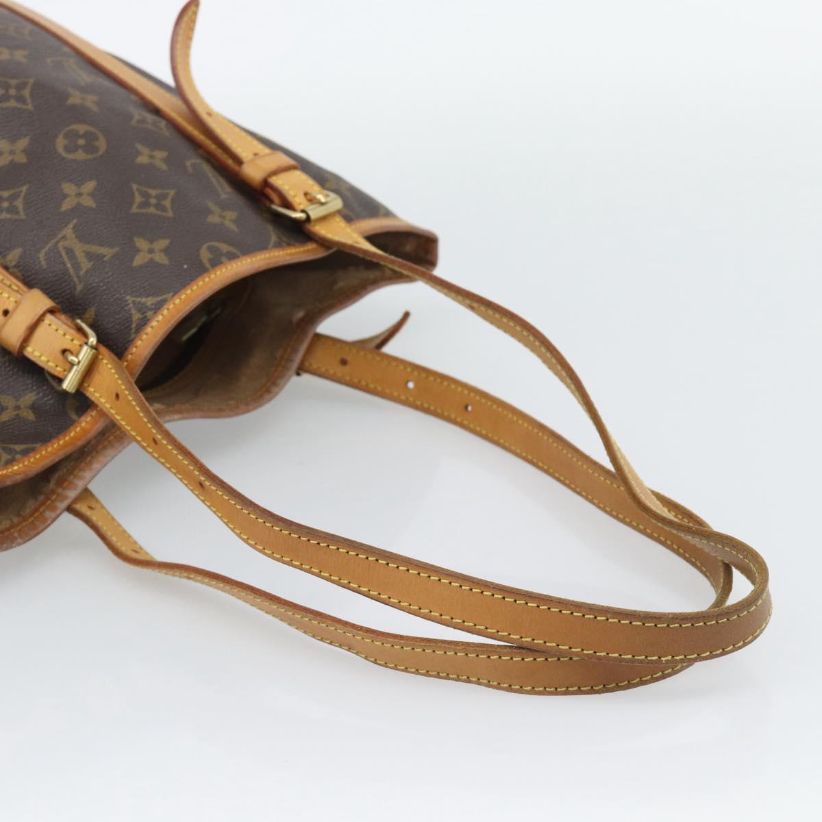 LOUIS VUITTON Monogram Bucket GM Shoulder Bag M42236 LV Auth 195072