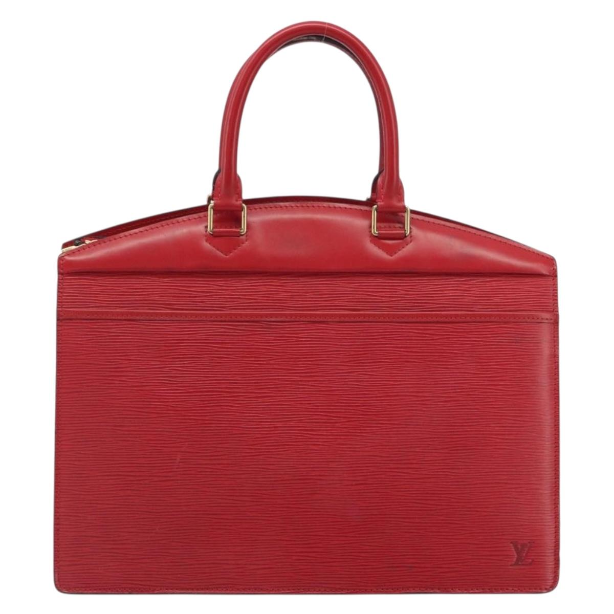 LOUIS VUITTON Epi Riviera Hand Bag Red M48187 LV Auth 195077