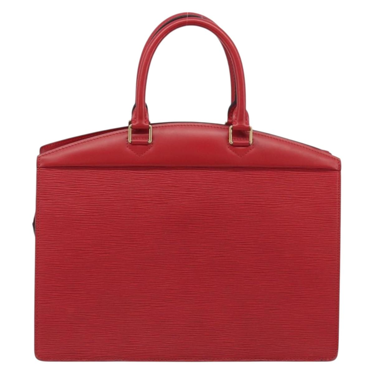 LOUIS VUITTON Epi Riviera Hand Bag Red M48187 LV Auth 195077