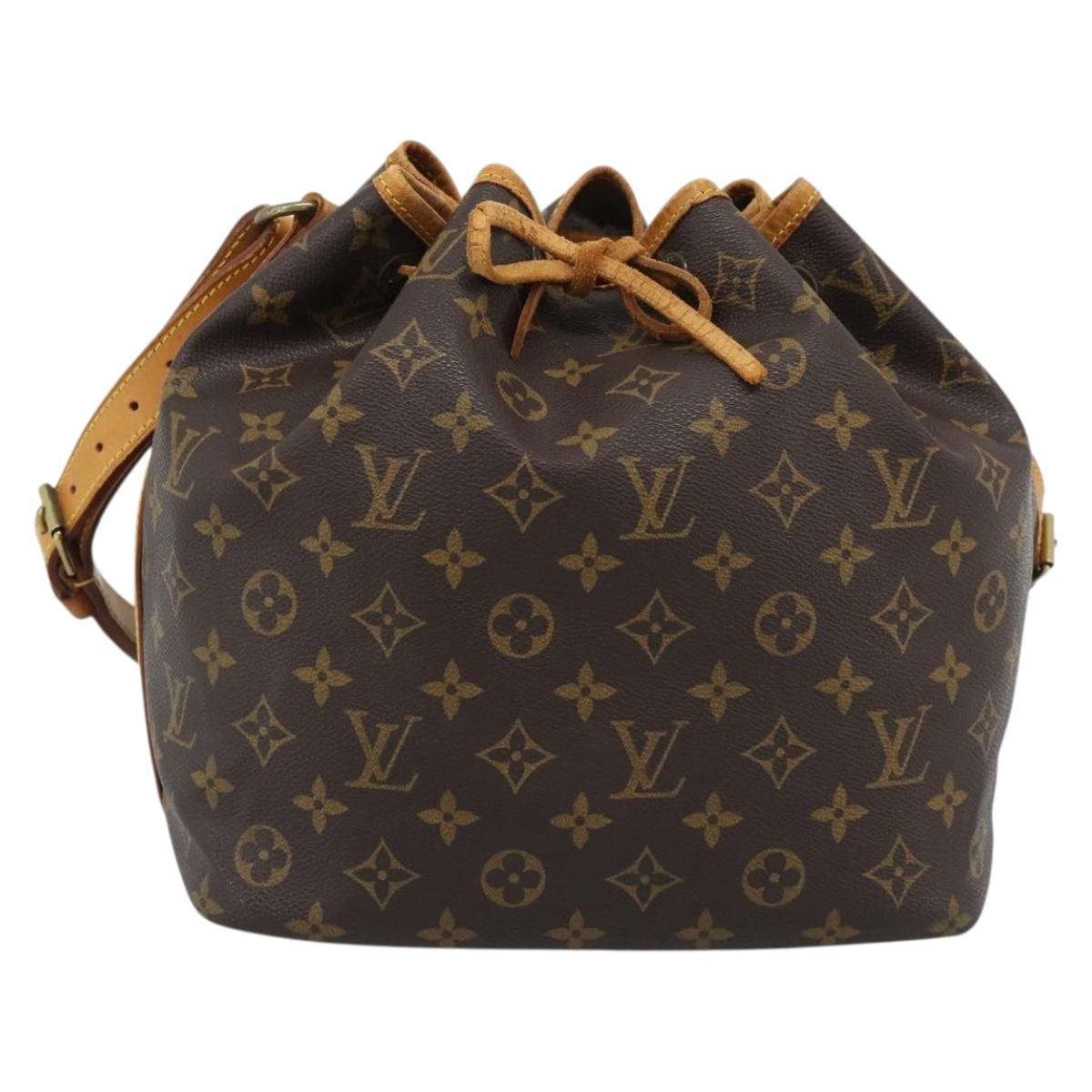 LOUIS VUITTON Monogram Petit Noe Shoulder Bag M42226 LV Auth 195084
