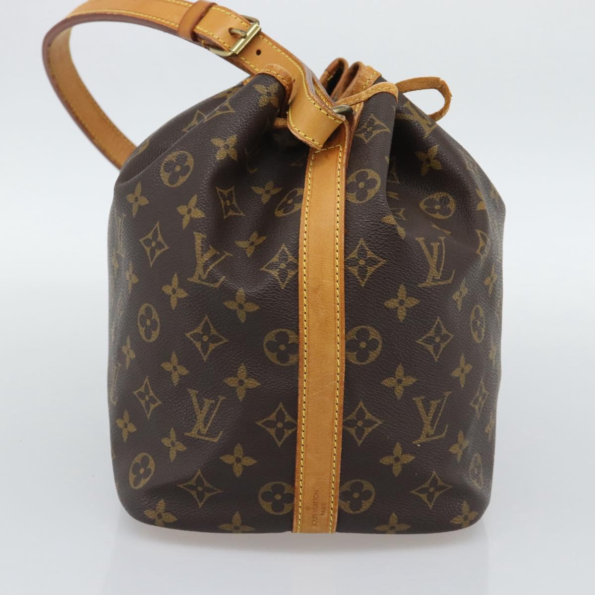 LOUIS VUITTON Monogram Petit Noe Shoulder Bag M42226 LV Auth 195084