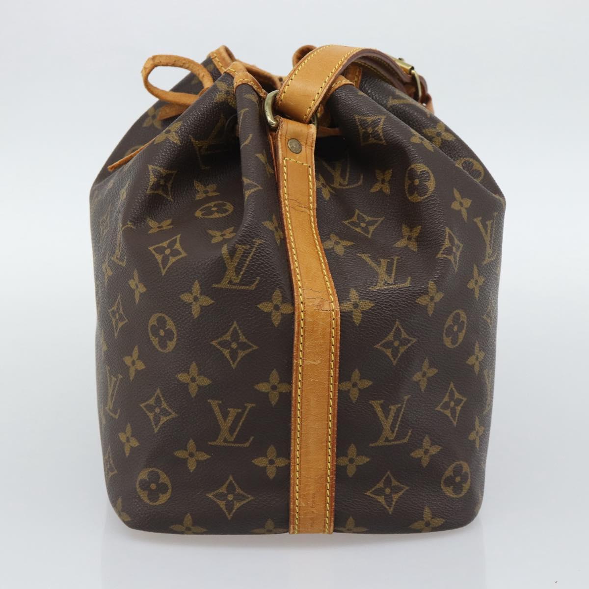 LOUIS VUITTON Monogram Petit Noe Shoulder Bag M42226 LV Auth 195084
