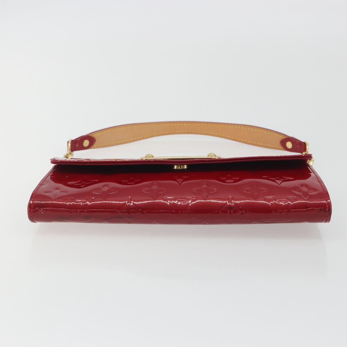LOUIS VUITTON Monogram Vernis Sunset Bluebird Pomme D'amour M93543 Auth 195089