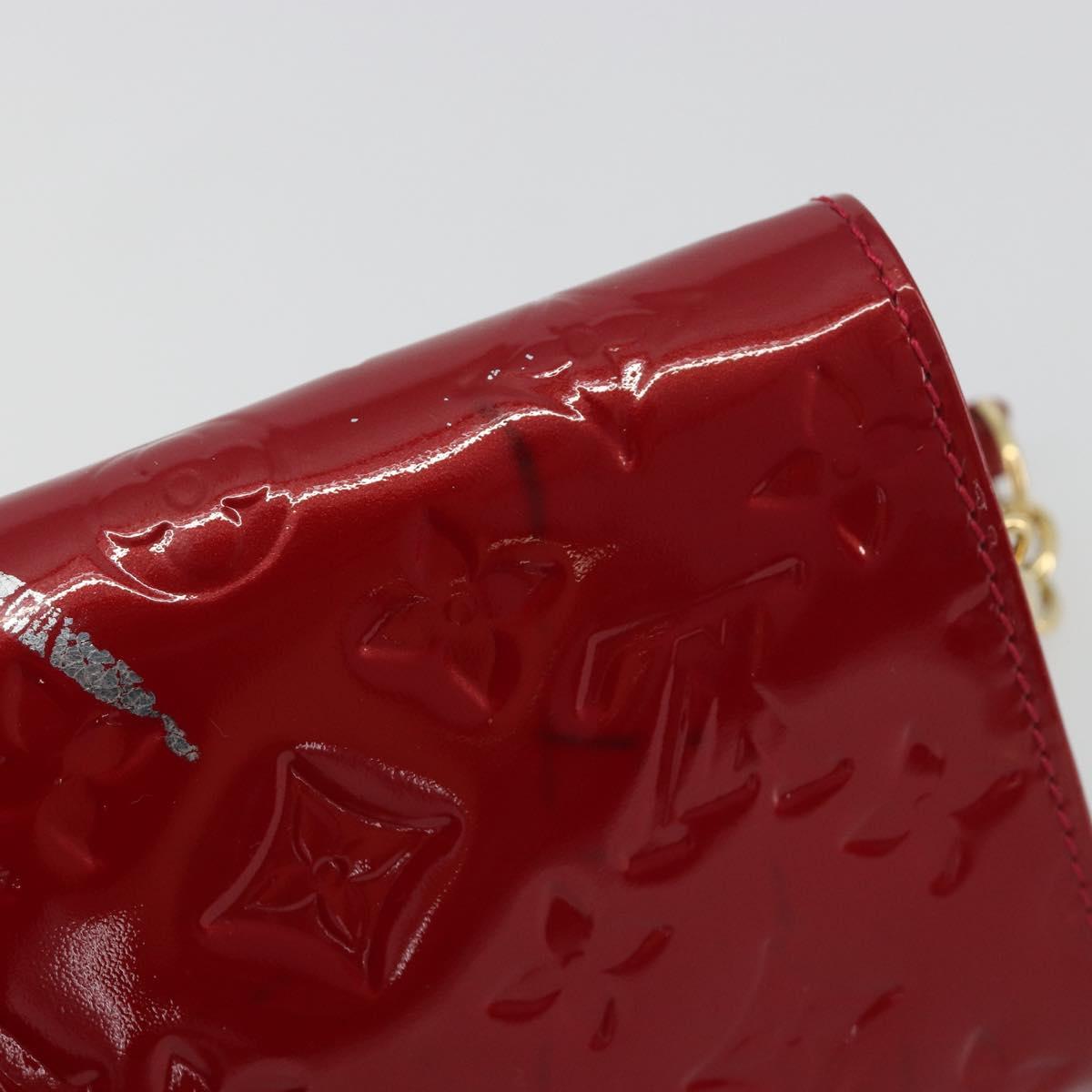 LOUIS VUITTON Monogram Vernis Sunset Bluebird Pomme D'amour M93543 Auth 195089