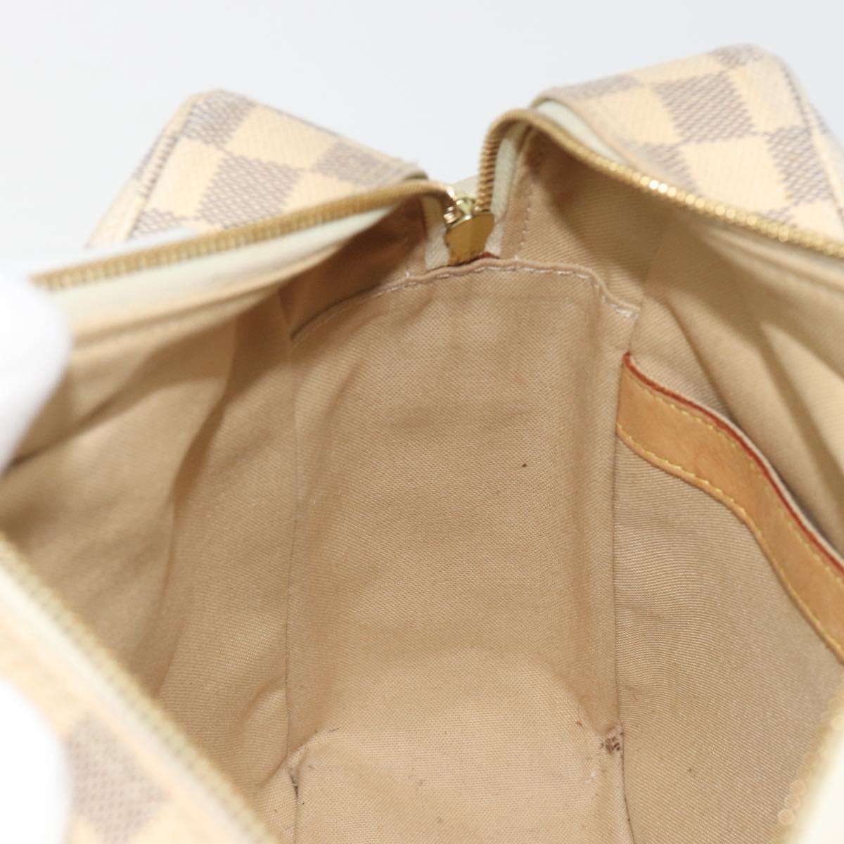 LOUIS VUITTON Damier Azur Naviglio Shoulder Bag N51189 LV Auth 195090