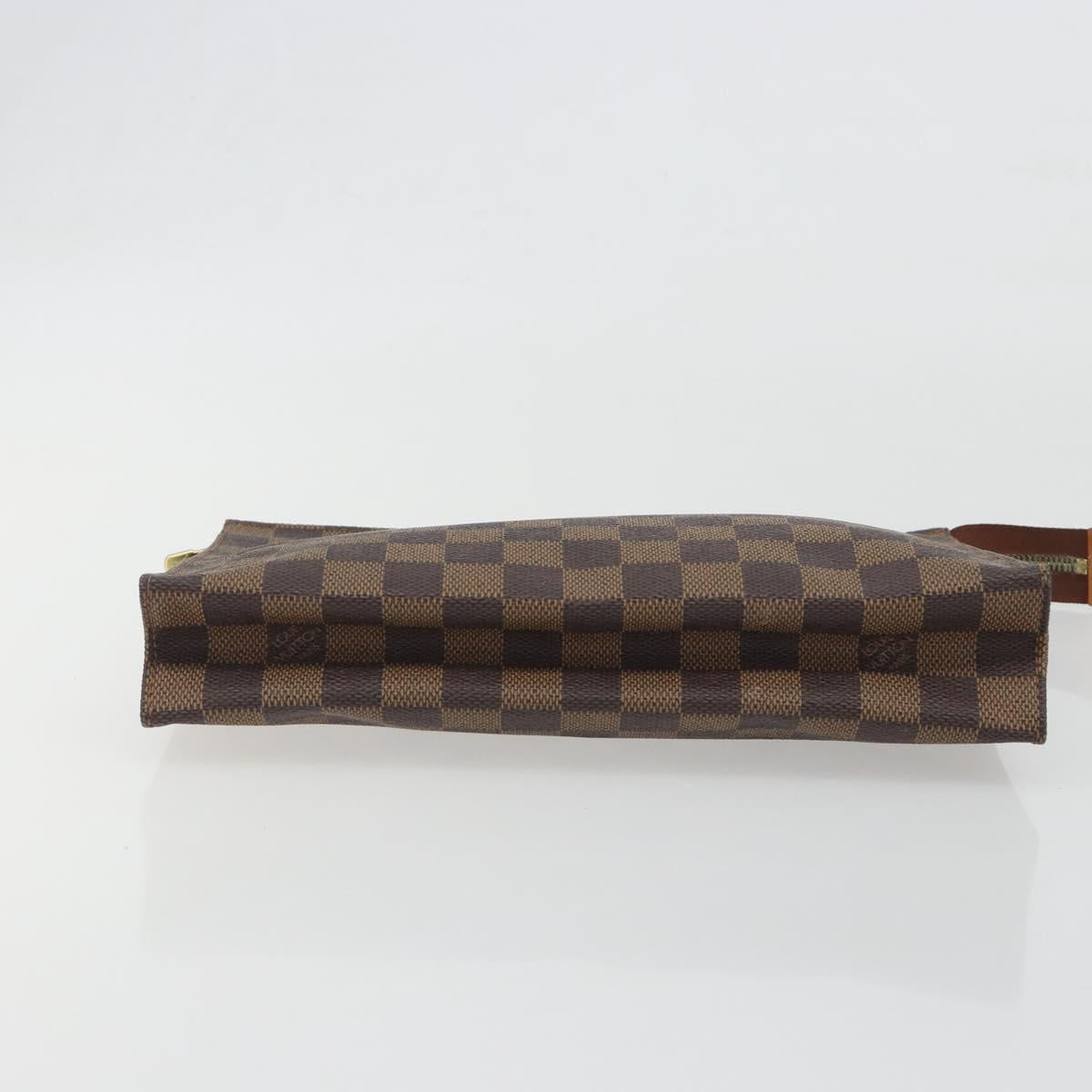 LOUIS VUITTON Damier Ebene Poche Toilette 26 Pouch N47543 LV Auth 195093