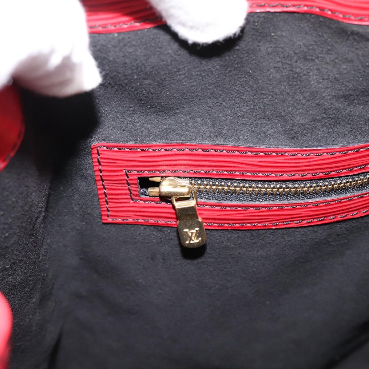 LOUIS VUITTON Epi Noe Shoulder Bag Tricolor Red Blue M44084 LV Auth 195096A