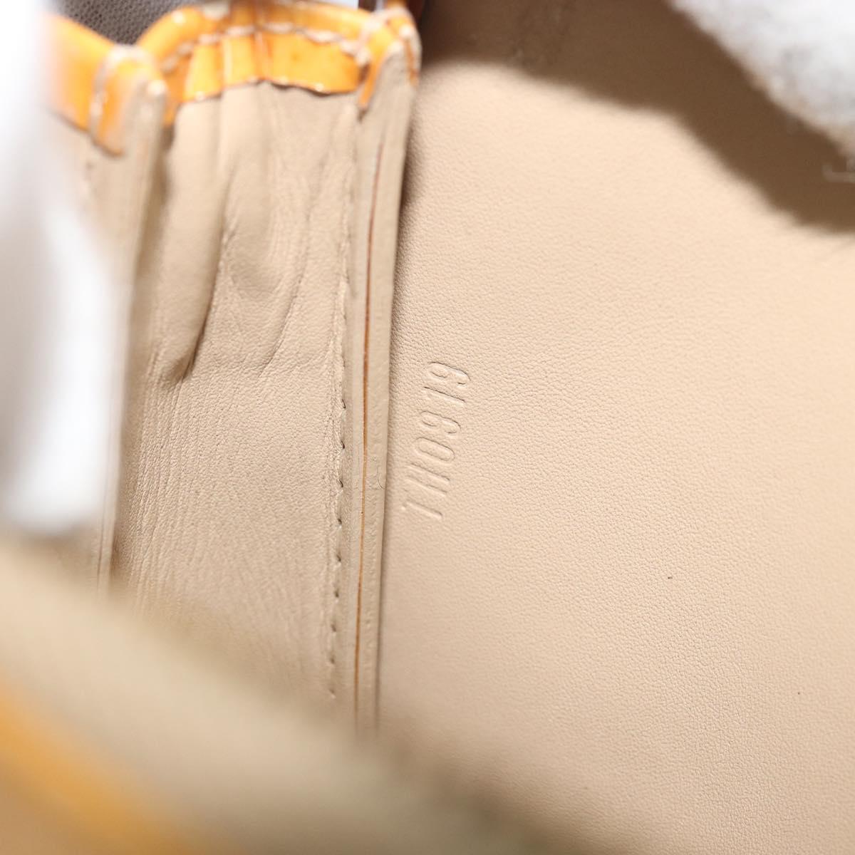 LOUIS VUITTON Monogram Vernis Lexington Pouch Beige M91010 LV Auth 195097