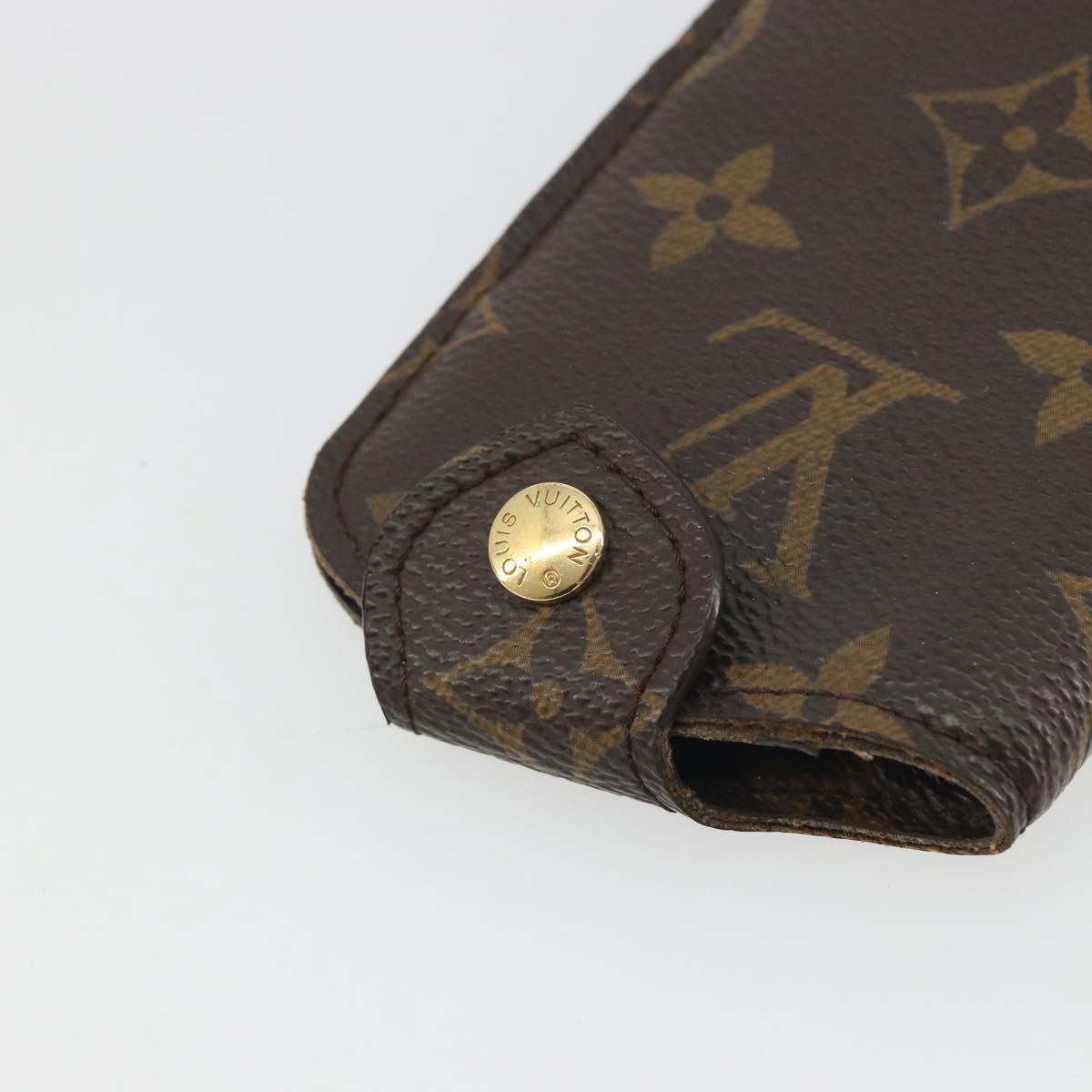 LOUIS VUITTON Monogram Etui Lunette PM Glasses Case M66545 LV Auth 195100