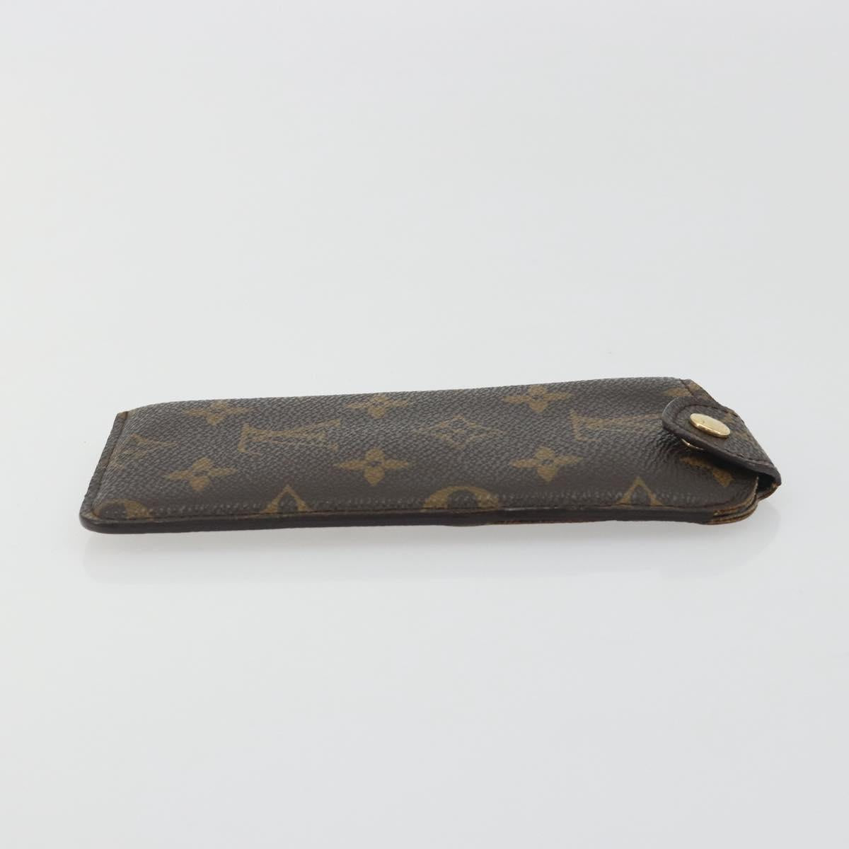 LOUIS VUITTON Monogram Etui Lunette PM Glasses Case M66545 LV Auth 195100
