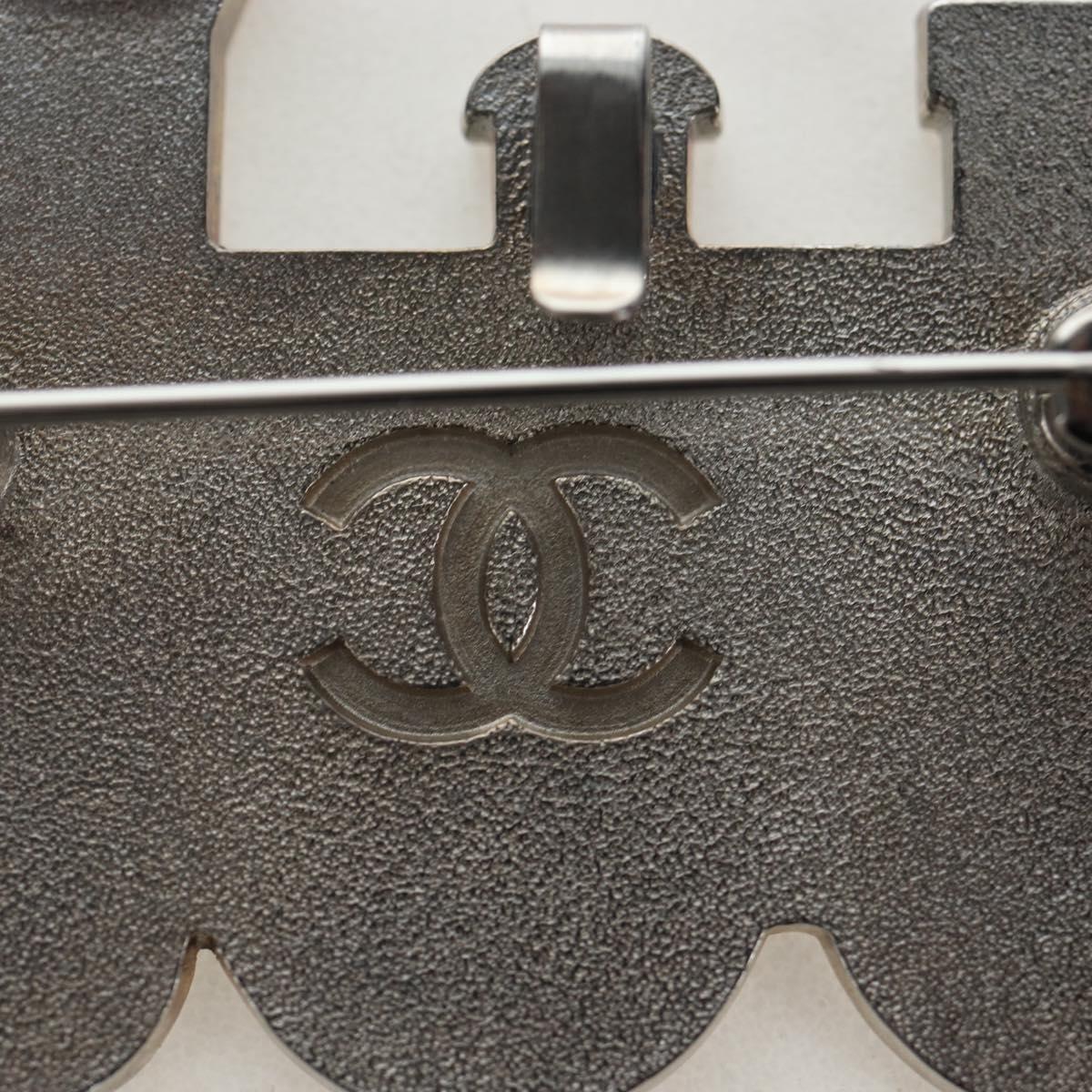 CHANEL Brooch metal Gold Tone CC Auth 195102M