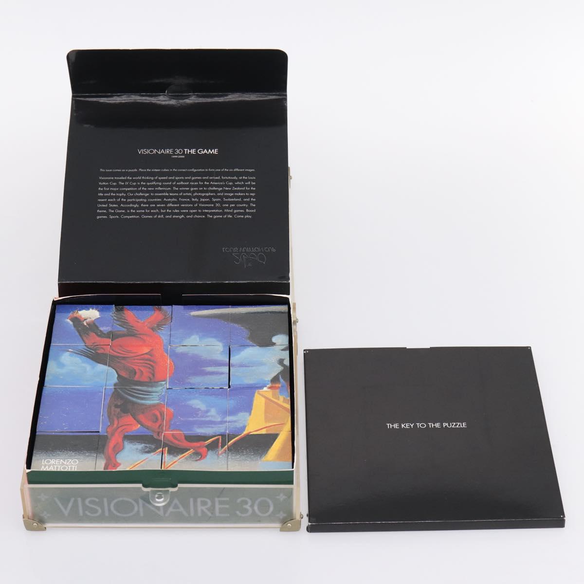 LOUIS VUITTON Jigsaw Puzzle Building Blocks Clear LV Auth 195105