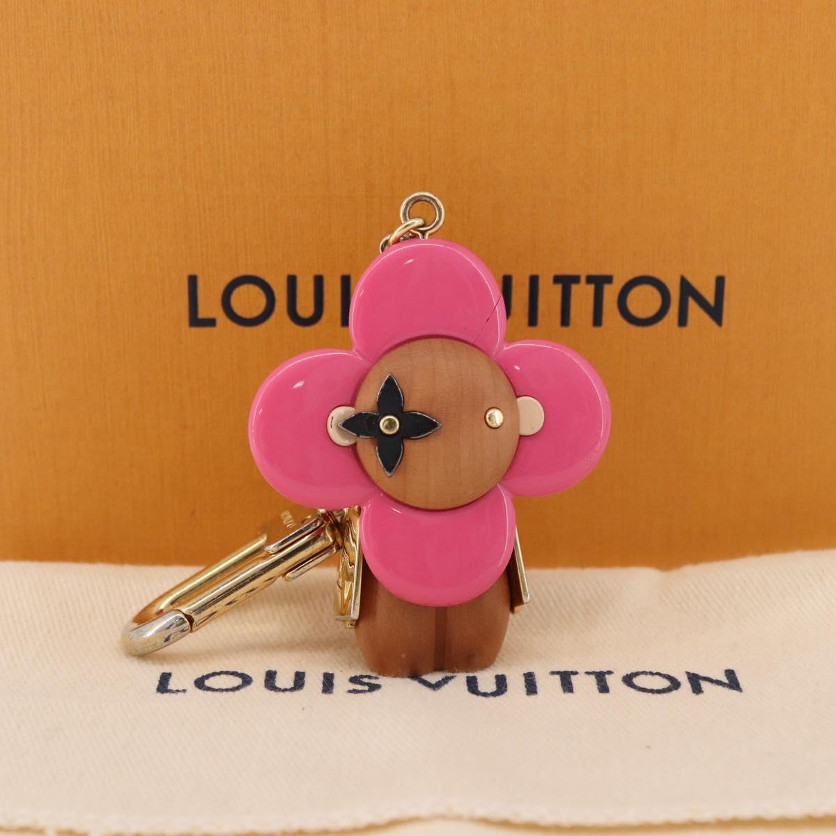 LOUIS VUITTON Porte Cles Vivienne Charm Metal Gold Tone M67298 LV Auth 195113M