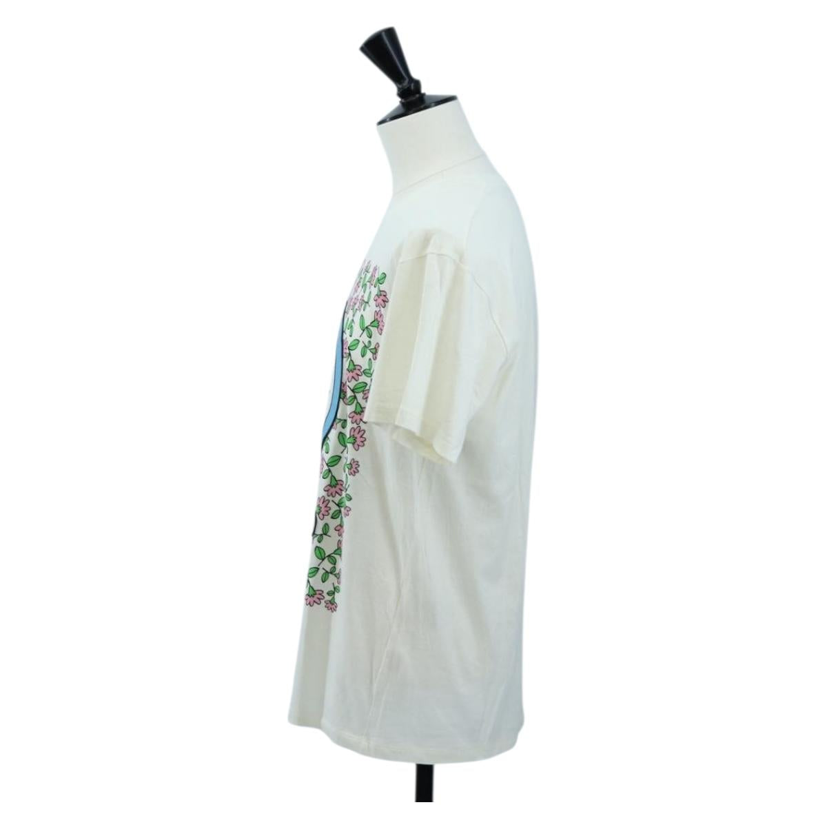 GUCCI Fujiko Pro Collaboration T Shirt Cotton XS White Auth 195116M
