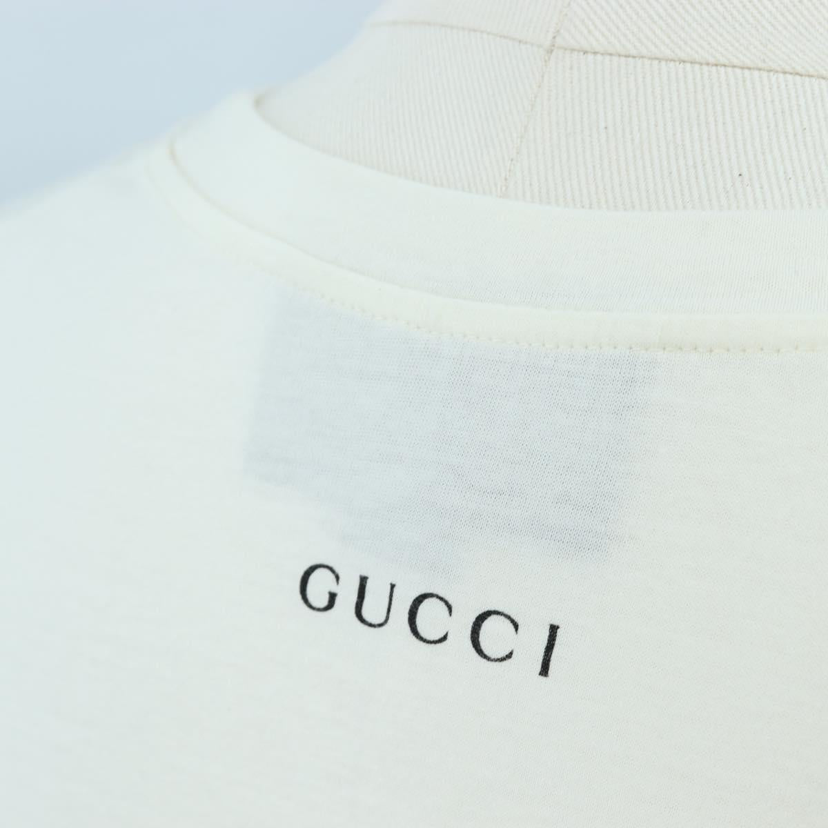 GUCCI Fujiko Pro Collaboration T Shirt Cotton XS White Auth 195116M