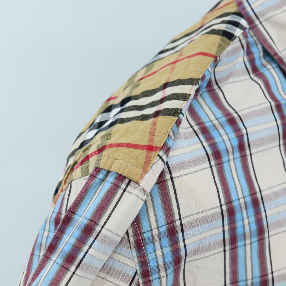 BURBERRY Nova Check Shirt cotton Beige Auth 195117M