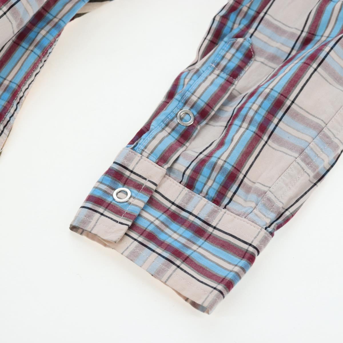 BURBERRY Nova Check Shirt cotton Beige Auth 195117M