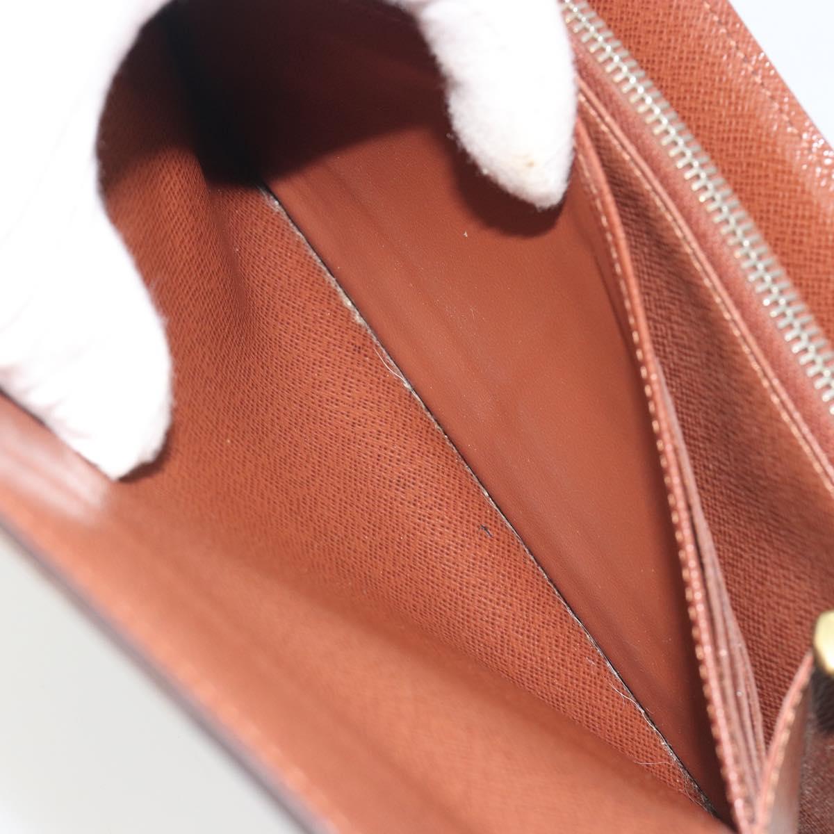 LOUIS VUITTON Monogram Portefeuille Sarah Long Wallet M61734 LV Auth 195118