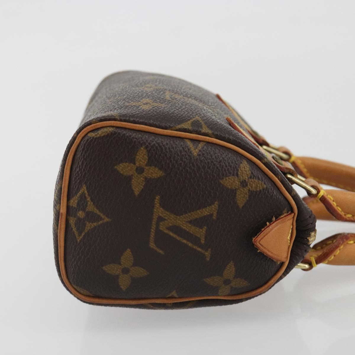 LOUIS VUITTON Monogram Mini Speedy Hand Bag M41534 LV Auth 195150A