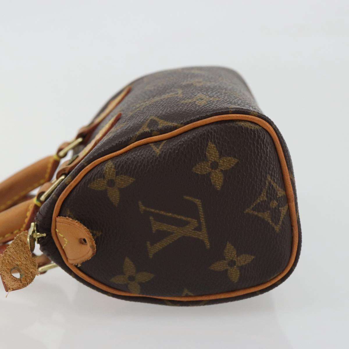 LOUIS VUITTON Monogram Mini Speedy Hand Bag M41534 LV Auth 195150A