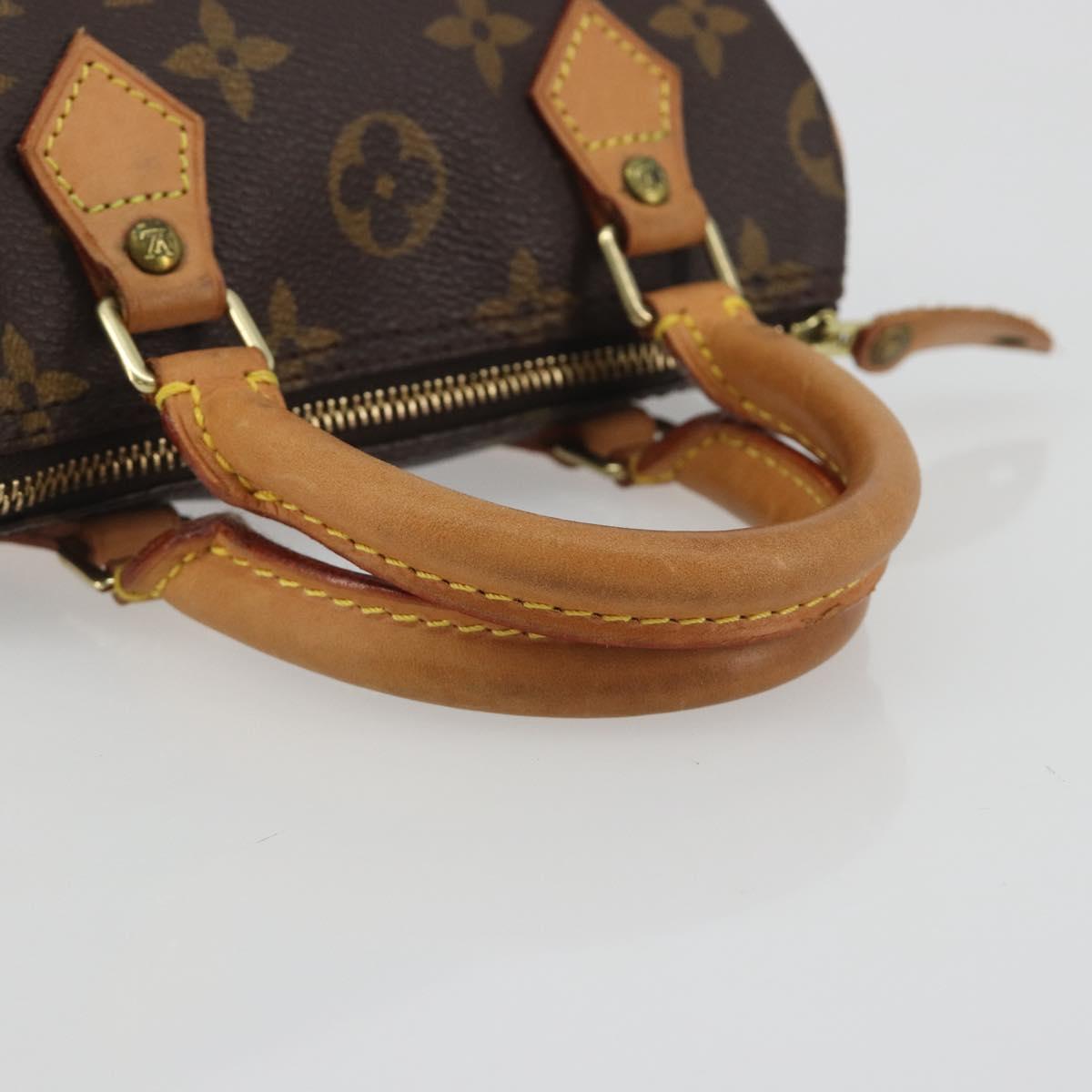 LOUIS VUITTON Monogram Mini Speedy Hand Bag M41534 LV Auth 195150A