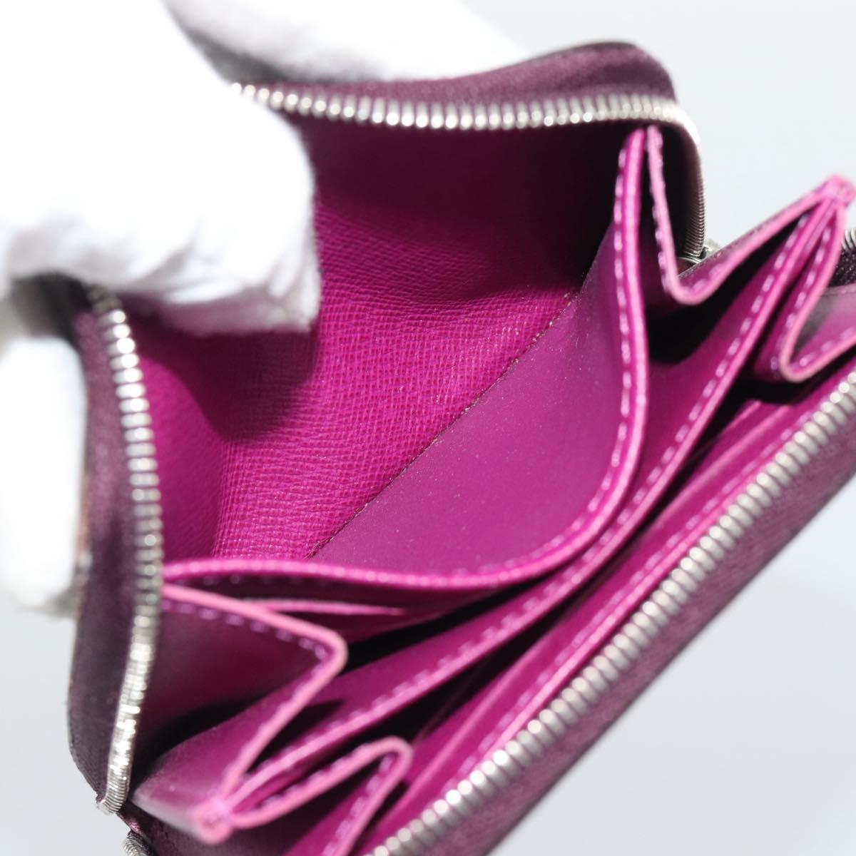 LOUIS VUITTON Epi Zippy Coin Purse Cassis M6015K LV Auth 195152