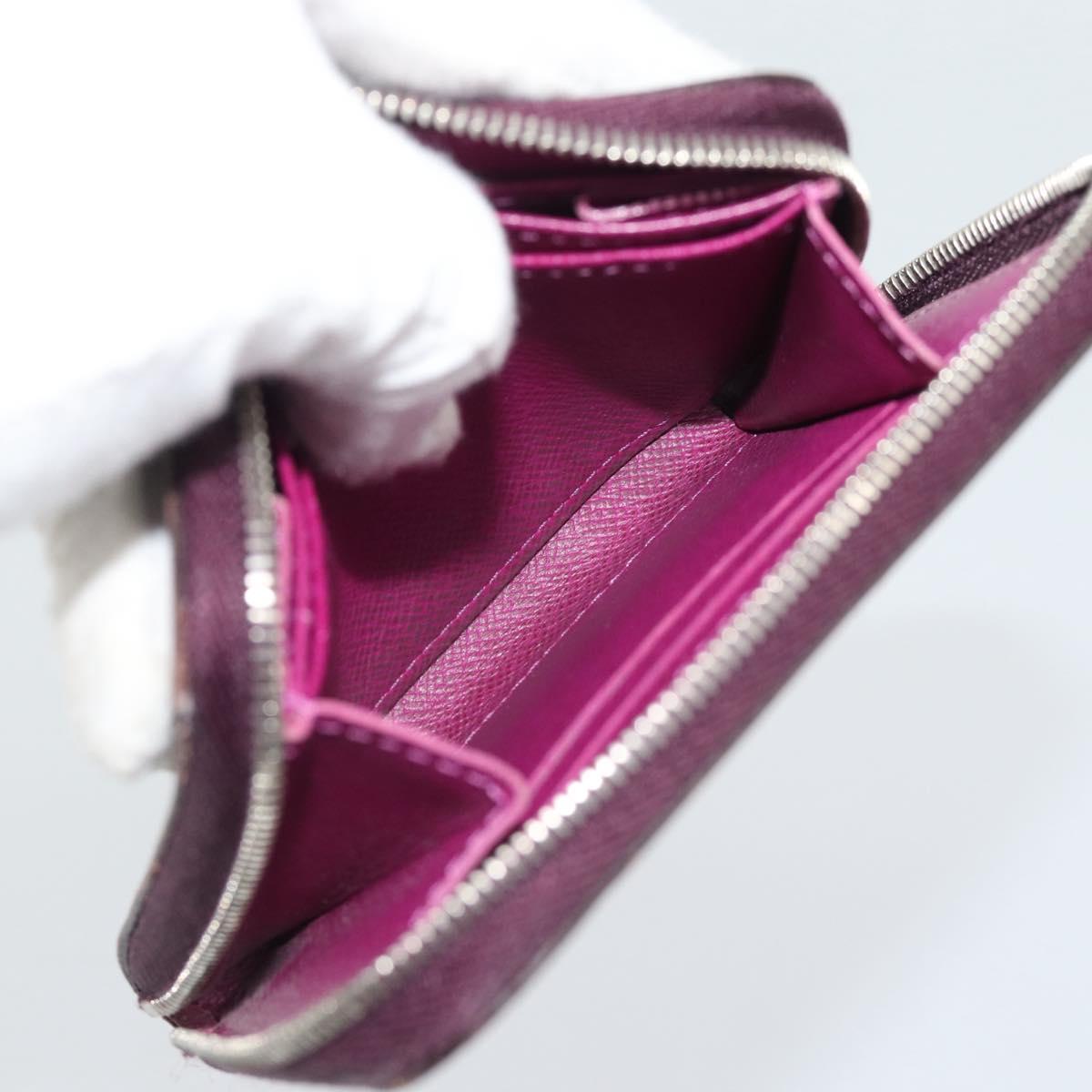 LOUIS VUITTON Epi Zippy Coin Purse Cassis M6015K LV Auth 195152