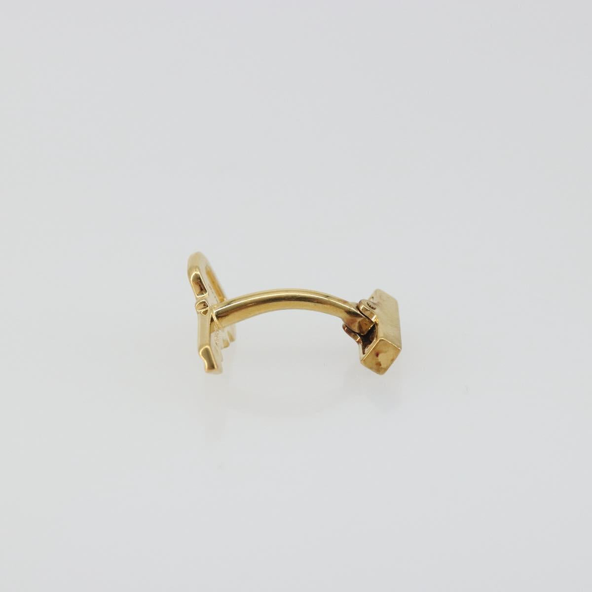 LOUIS VUITTON Padlock Cufflinks Cuffs metal Gold LV Auth 195158