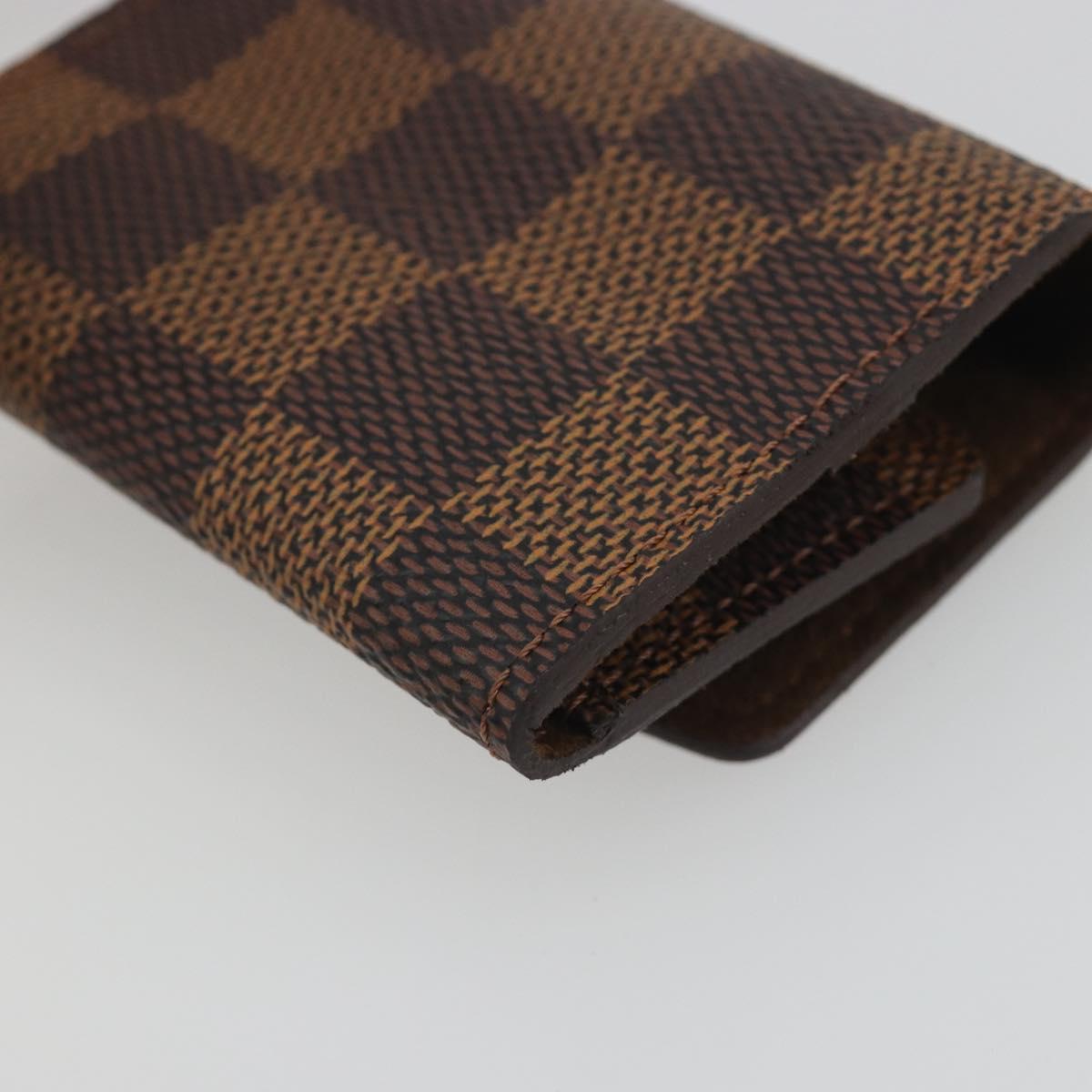 LOUIS VUITTON Damier Ebene Cuff Case LV Auth 195159