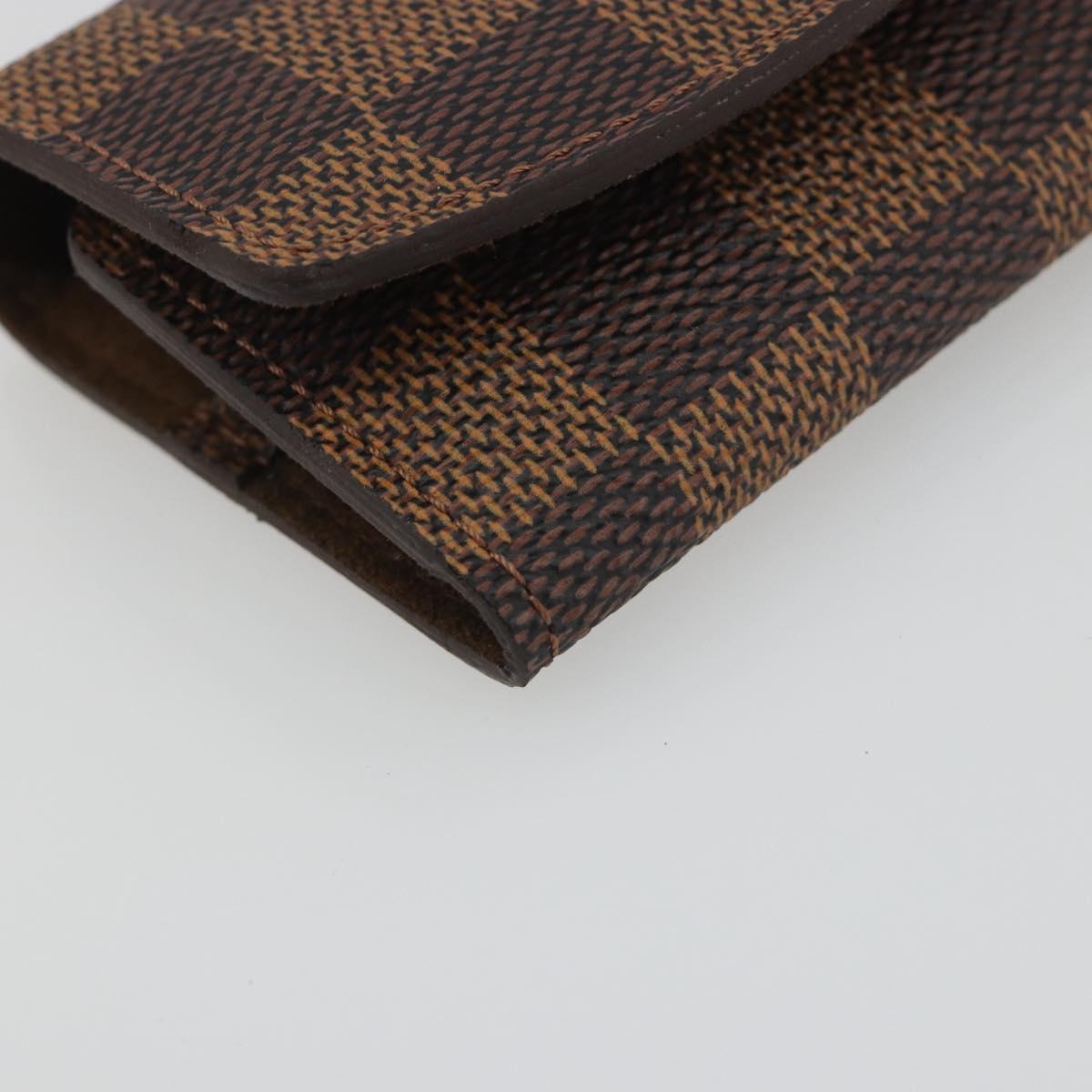 LOUIS VUITTON Damier Ebene Cuff Case LV Auth 195159