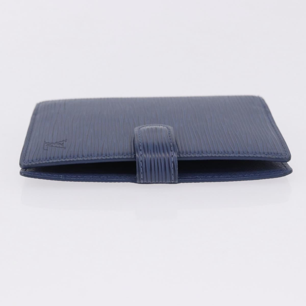 LOUIS VUITTON Epi Agenda PM Day Planner Cover Blue LV Auth 195162V