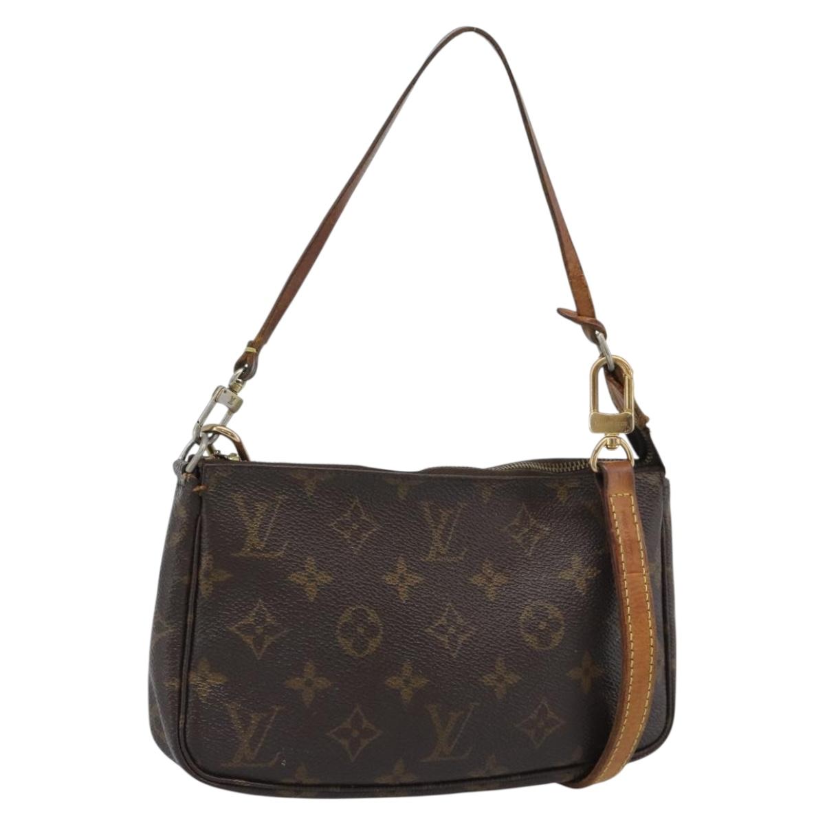 LOUIS VUITTON Monogram Pochette Accessoires Pouch M51980 LV Auth 195168