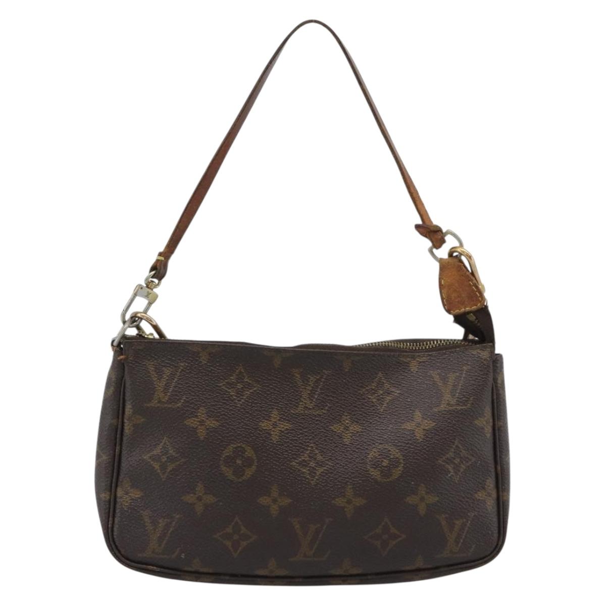 LOUIS VUITTON Monogram Pochette Accessoires Pouch M51980 LV Auth 195168