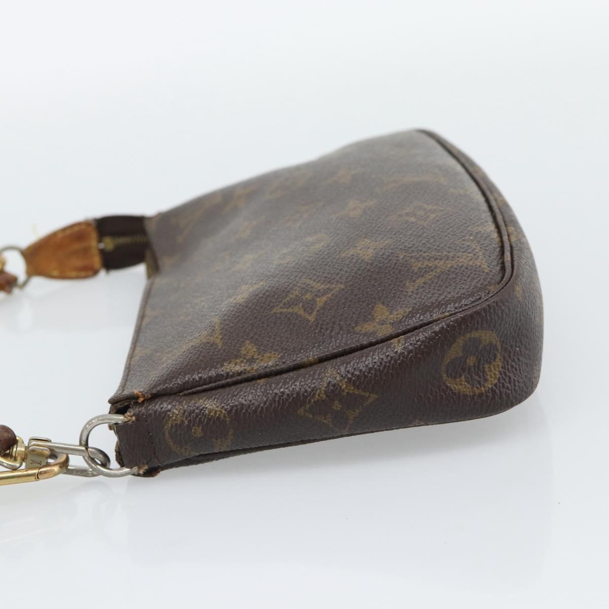 LOUIS VUITTON Monogram Pochette Accessoires Pouch M51980 LV Auth 195168