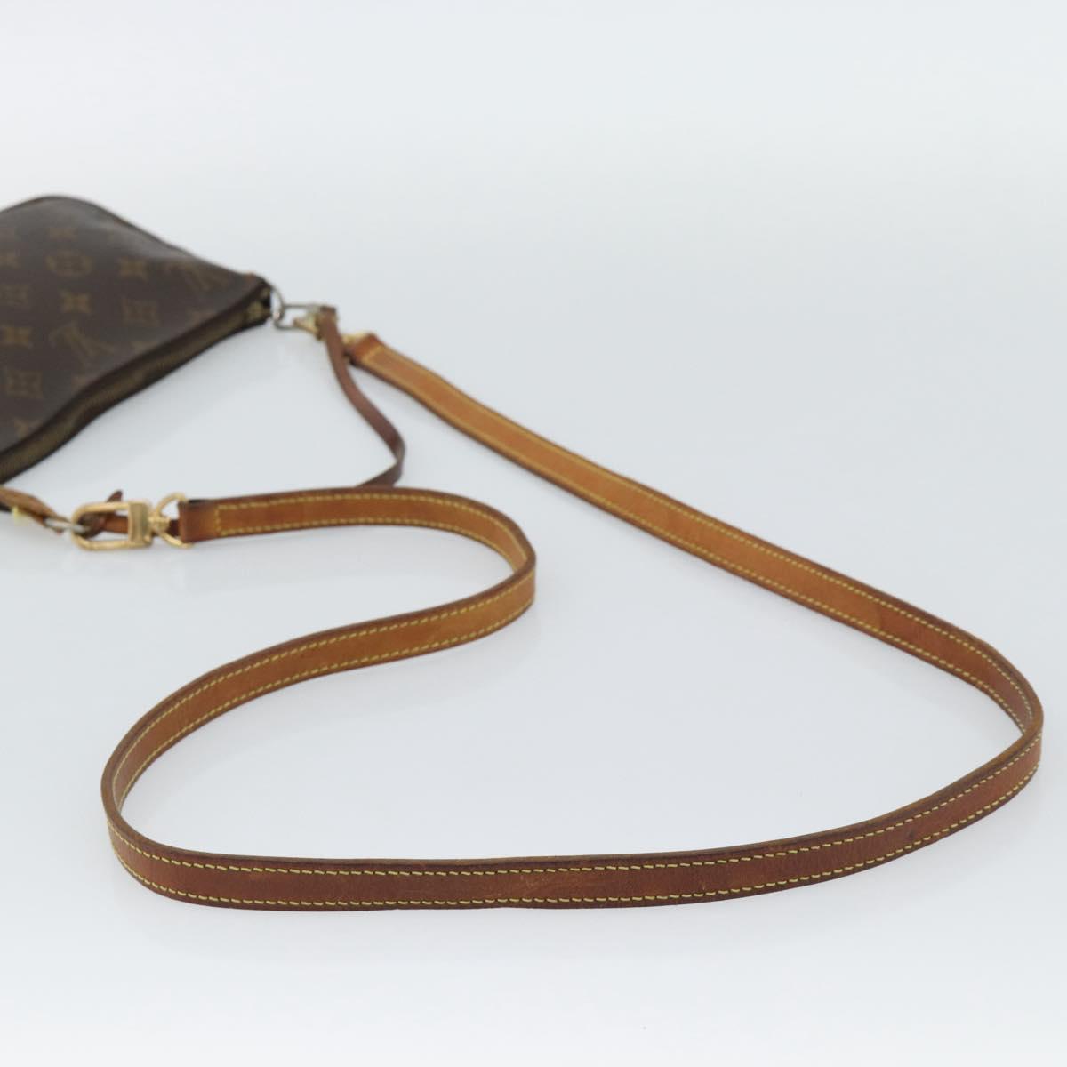 LOUIS VUITTON Monogram Pochette Accessoires Pouch M51980 LV Auth 195168