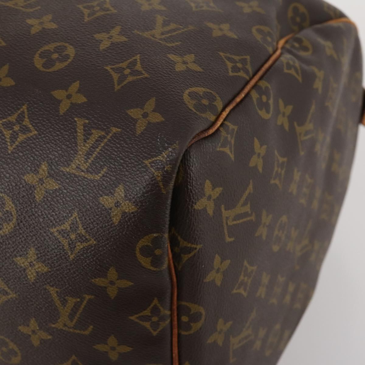 LOUIS VUITTON Monogram Keepall 55 Boston Bag M41424 LV Auth 195172