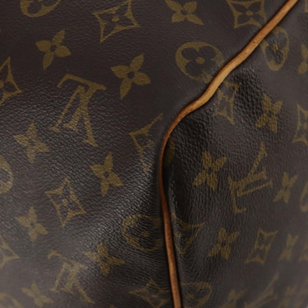 LOUIS VUITTON Monogram Keepall 55 Boston Bag M41424 LV Auth 195172