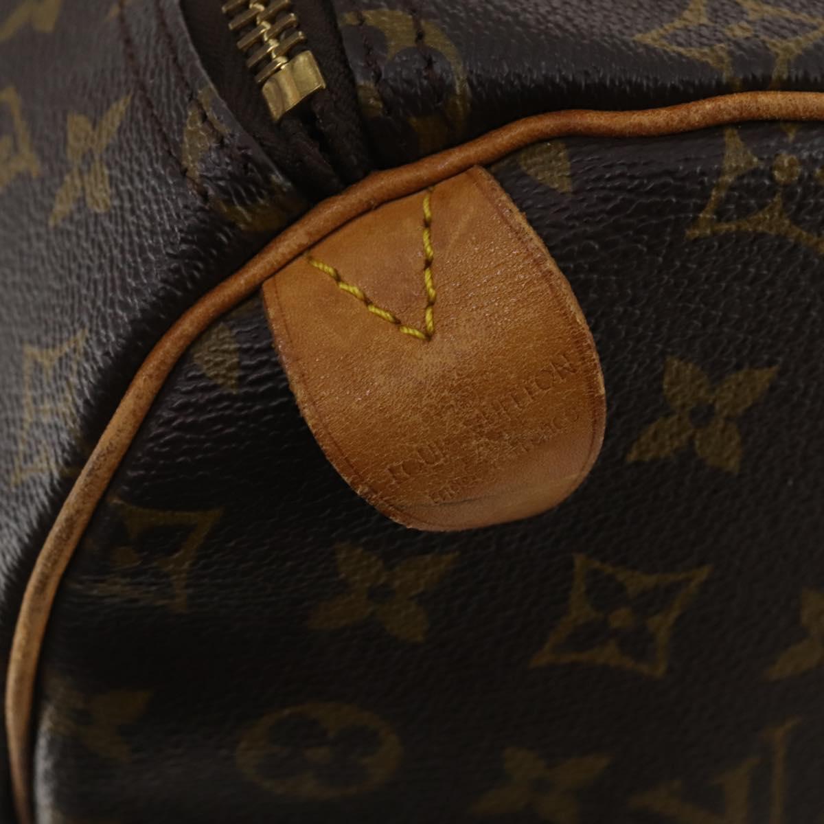 LOUIS VUITTON Monogram Keepall 55 Boston Bag M41424 LV Auth 195172