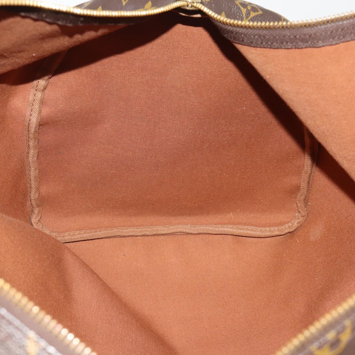 LOUIS VUITTON Monogram Keepall 55 Boston Bag M41424 LV Auth 195172
