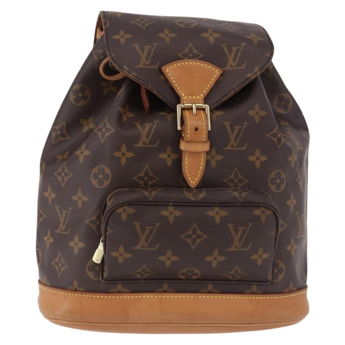 LOUIS VUITTON Monogram Montsouris MM Backpack M51136 LV Auth 195173A