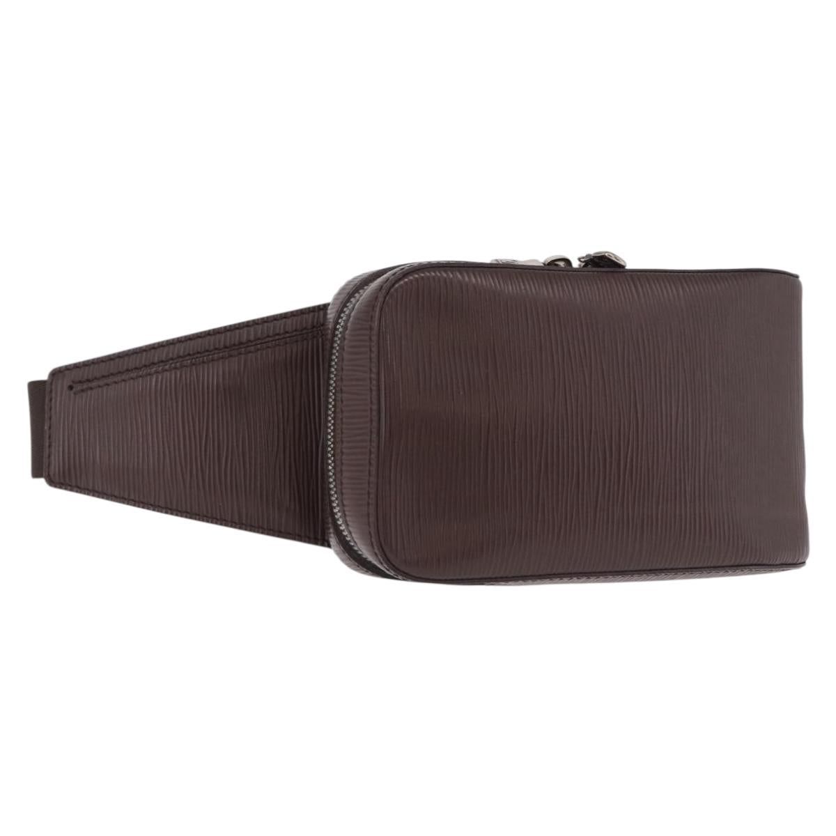 LOUIS VUITTON Epi Geronimos Body Bag SPO Brown LV Auth 195176V