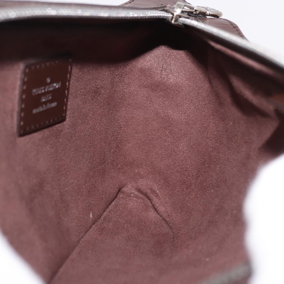 LOUIS VUITTON Epi Geronimos Body Bag SPO Brown LV Auth 195176V