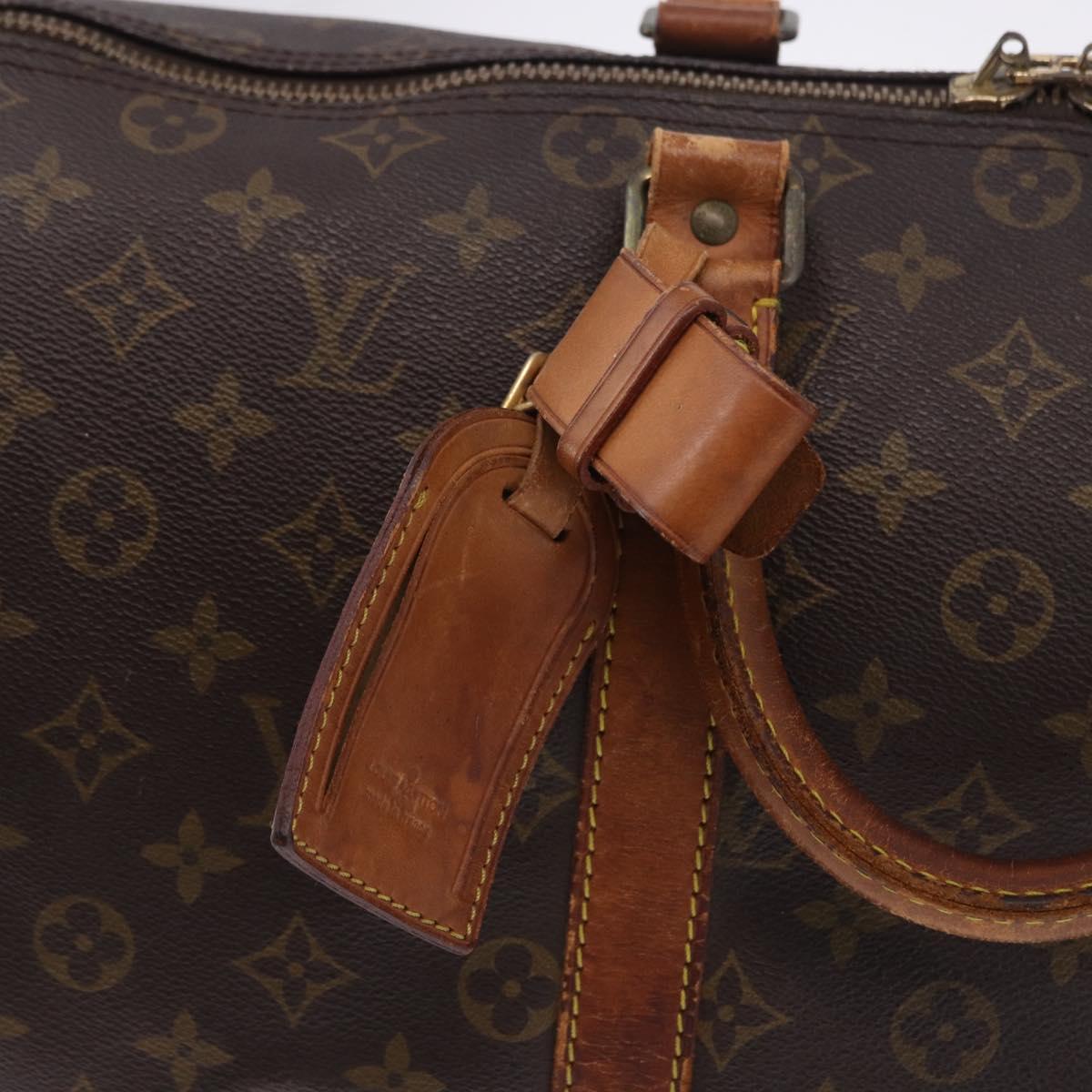 LOUIS VUITTON Monogram Keepall Bandouliere 45 Boston Bag M41418 LV Auth 195177