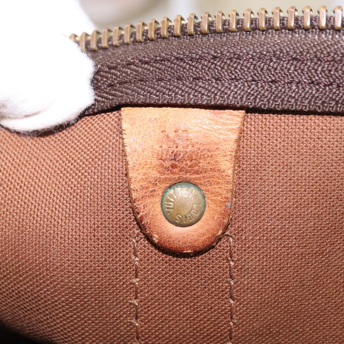 LOUIS VUITTON Monogram Keepall Bandouliere 45 Boston Bag M41418 LV Auth 195177