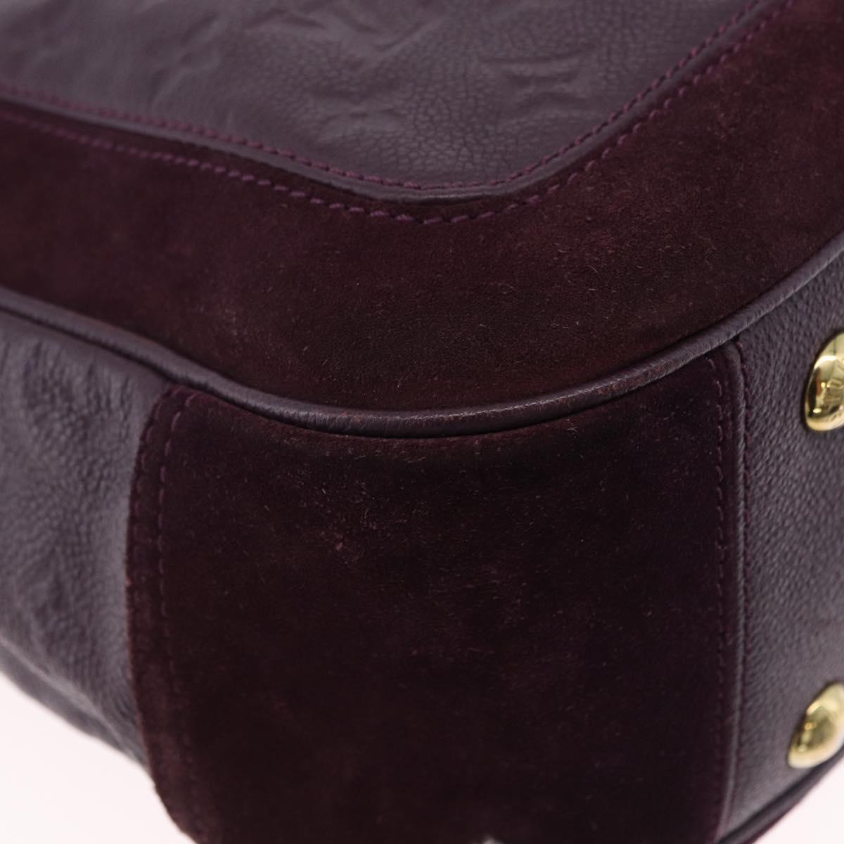 LOUIS VUITTON Monogram Empreinte Audacieuse PM Bag 2way Orb M40583 Auth 195179