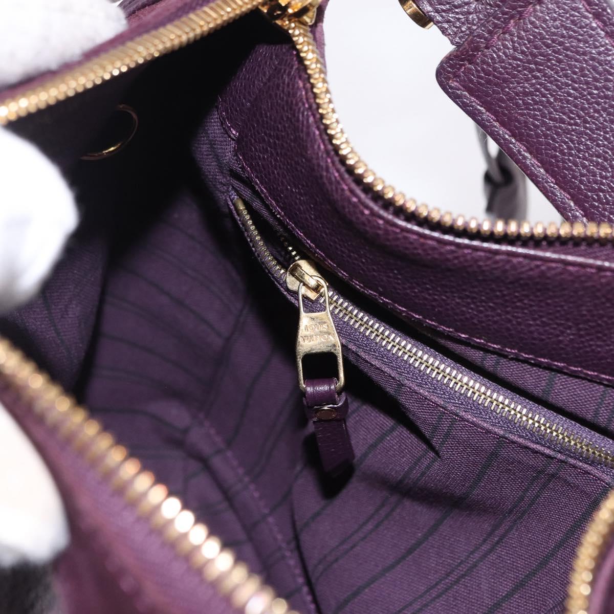 LOUIS VUITTON Monogram Empreinte Audacieuse PM Bag 2way Orb M40583 Auth 195179