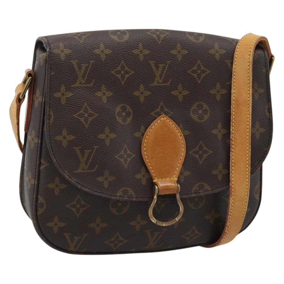 LOUIS VUITTON Monogram Saint Cloud GM Shoulder Bag M51242 LV Auth 195182